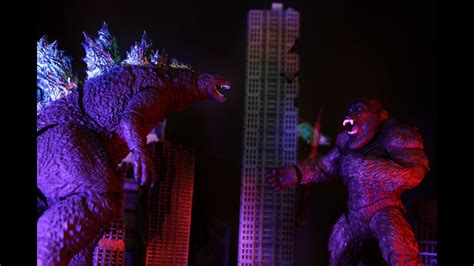 Godzilla Vs Kong Stop Motion Year Anniversary Youtube