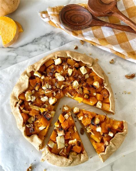 Tarte Rustique Courge Butternut Ma Cuisine Enthousiaste