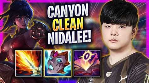 Canyon Is Super Clean With Nidalee Gen Canyon Plays Nidalee Jungle