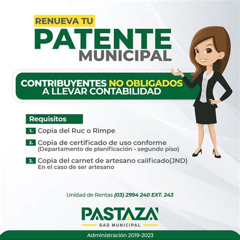 Renueva la patente Municipal - Galatas TV
