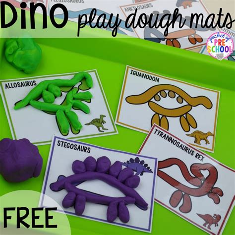 Dinosaur Themed Activities And Centers For Little Learners Pocket Of