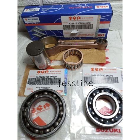 Jual Paket Stang Seher Shogun 110 2 Bearing Kruk As 6007 6205 Shopee