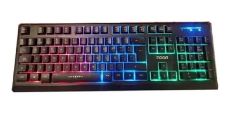 Teclado Retroiluminado Para PC Gamer Lights USB Led Lights Noga Nkb