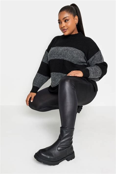 Yours Leather Look Leggings Shopstyle