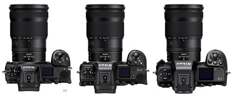 Nikon Z6 Ii Vs Nikon Z6 Iii Vs Nikon Z8 Cameras Size Comparison