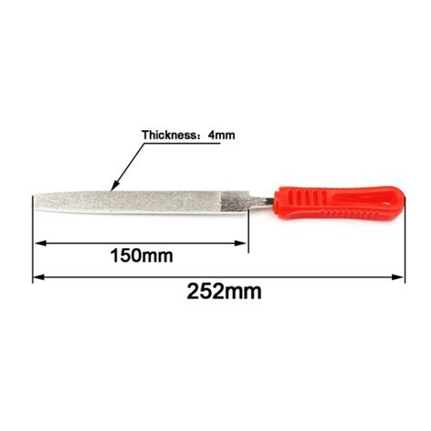 6in Flathalf Roundtriangle Diamond Coating Needle File Ceramic