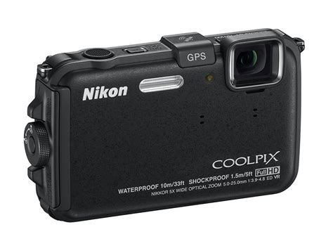 Nikon Coolpix Aw Mp Cmos Waterproof Digital Camera With Gps And