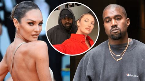 Kanye West Rumored To Be Dating Candice Swanepoel Spotted Getting Cozy At A Party Youtube