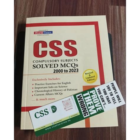 Css Compulsory Subjects Solved Past Papers Mcqs By Jwt