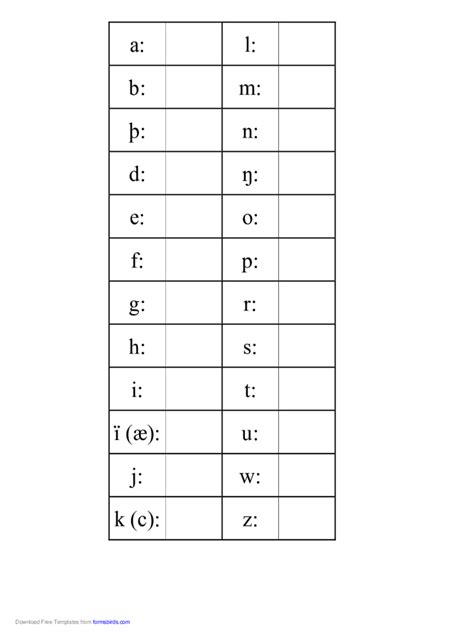 Russian Alphabet Chart - 1 Free Templates in PDF, Word, Excel Download