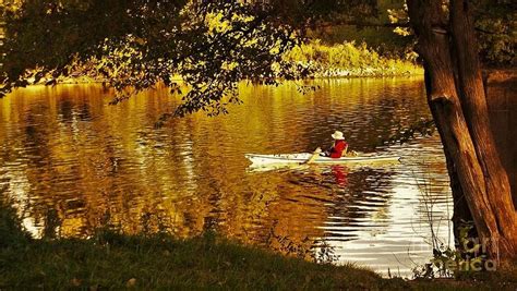 Evening Kayaker St Joseph River Indiana Photograph By Rory Cubel Pixels