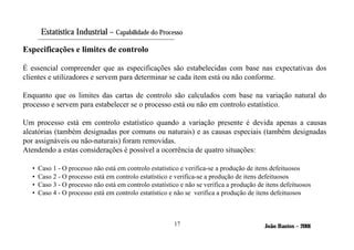 Analise De Capabilidade Do Processo PPT