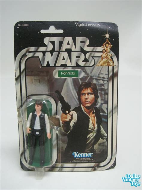 1979 Kenner Star Wars 21 Back Han Solo Swc36g