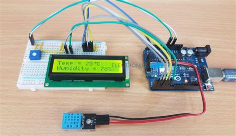 Temperature And Humidity Sensor Circuit Diagram