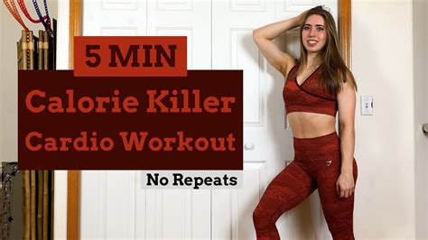 Min Calorie Killer Cardio Workout No Repeat Intense Sweat