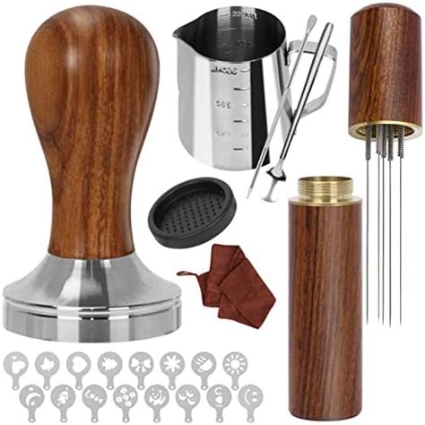 Y Step Lot De Tamper Caf Kit D Accessoires Pour Barista Avec