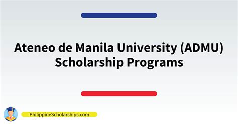 List of Ateneo de Manila University Scholarship Programs | Philippine Scholarships