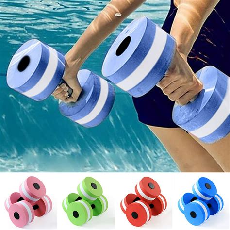 Cheers.US 1Pc Water Aerobic Exercise Foam Dumbbell Pool Resistance ...