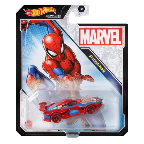 Marvel Hot Wheels Character Car Mix Vehicle Case