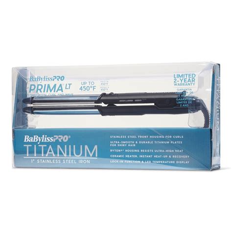 Prima Titanium Flat Iron 1 In By Babylisspro Flat Irons Sally Beauty