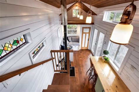 Beautiful 30 Mint Tiny Home On Wheels With Vaulted Ceilings