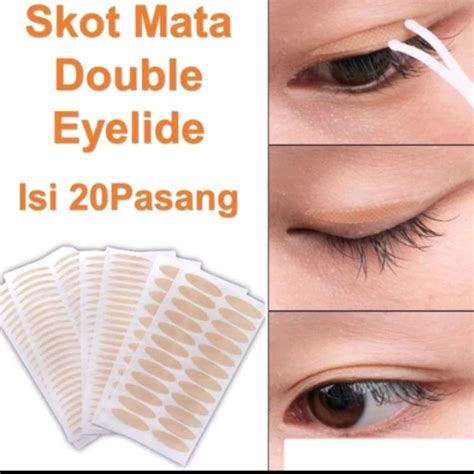 Jual Skot Mata Transparan Berpori Stiker Kelopak Mata Bening Tahan