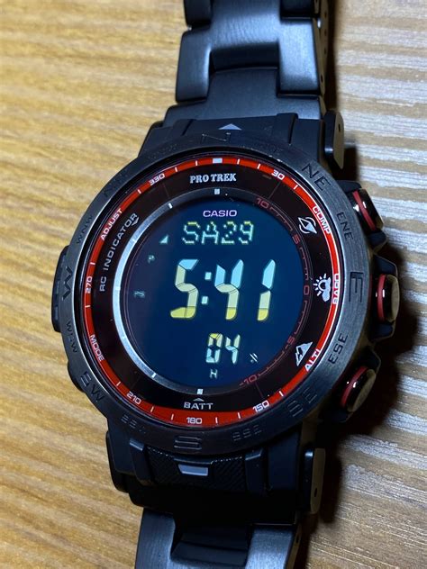 Fs Casio Pro Trek Prw Yt Jf Jdm Firefall Titanium Sapphire Edition