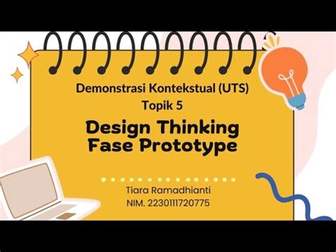 Demonstrasi Kontekstual Topik 5 Design Thinking Fase Prototype PPG