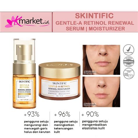 Jual Skintific Gentle A Retinol Renewal Serum Moisturizer Shopee