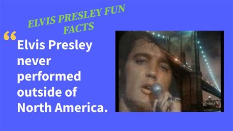 Fun Facts Elvis Presley