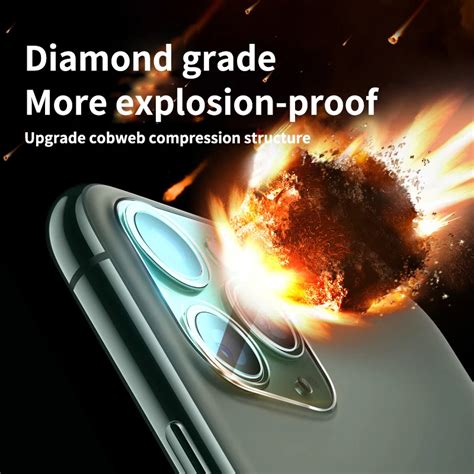 3D объектив камеры полное покрытие Защитное прозрачное закаленное ...