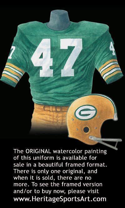 Green Bay Packers Uniform And Team History Heritage Uniforms And