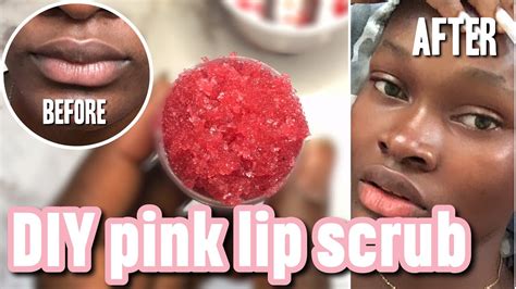 Diy Pink Lip Scrub At Home How To Get Pink Lips In Days Youtube