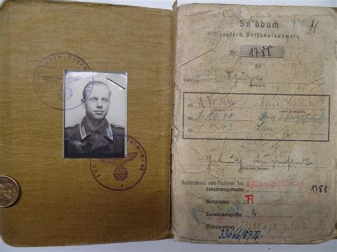 Kurland Docs Soldbuch Wh Heer Pz Div Bungenstock