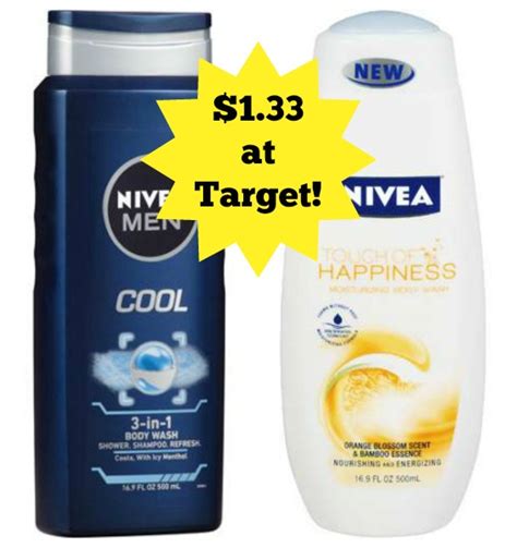 Target Nivea Body Wash Only 1 33 Become A Coupon Queen