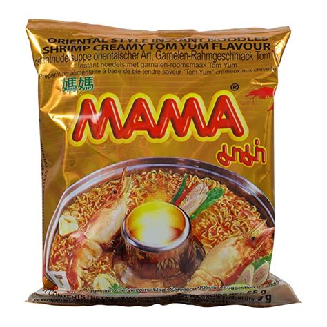 Mama Tom Yum Creamy Shrimp 55g Instant Noodles