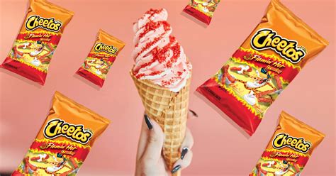 This Flamin Hot Cheetos Ice Cream Is Weird But We Cant Look Away