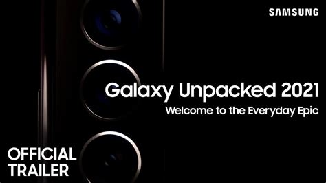 Galaxy Unpacked January Official Trailer Samsung Youtube