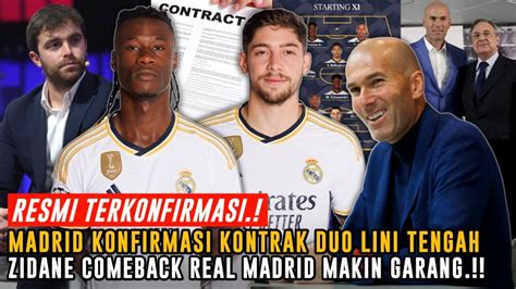 Dikonfirmasi Zidane Comeback Ke Real Madrid Kontrak Baru Pemain