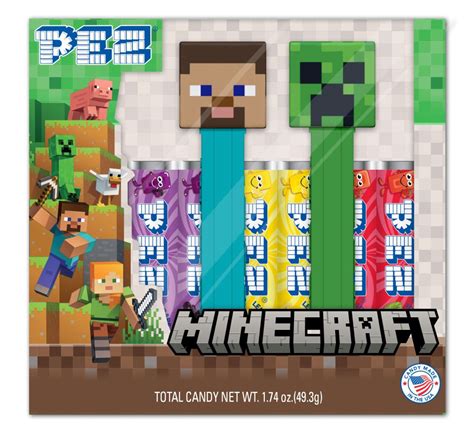 Pez Box Twin Pack Minecraft Grandpa Joes Candy Shop