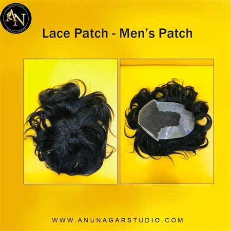 Black Front Lace Man Hair Patch For Parlour 6inch At Rs 5500piece In