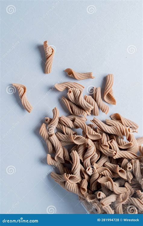 Variety of Cooked Pasta Pieces of Different Shapes and Sizes Arranged ...