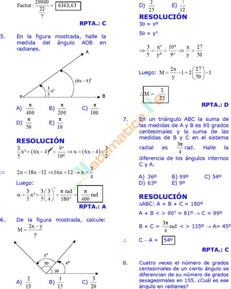 Ngulo Trigonom Trico Y Sistemas De Medidas Angulares Conversi N