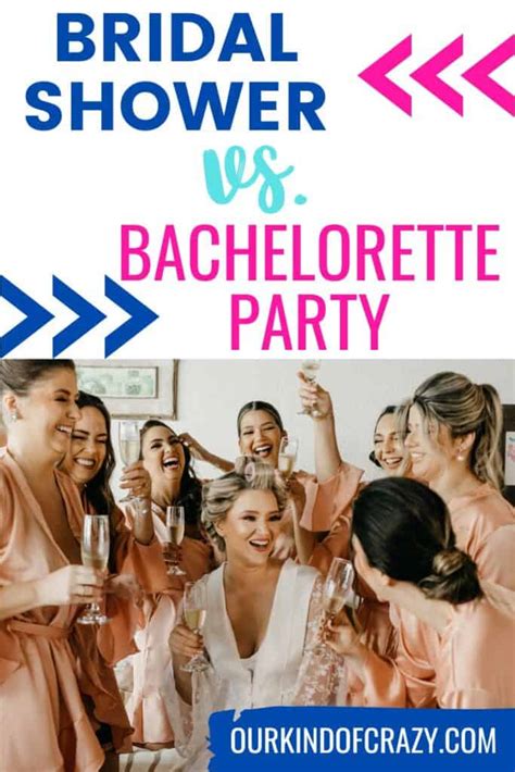 Bridal Shower Vs Bachelorette Party Whats The Difference Our Kind Of Crazy