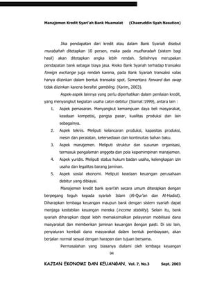 Kajian Ekonomi Dan Keuangan Pdf