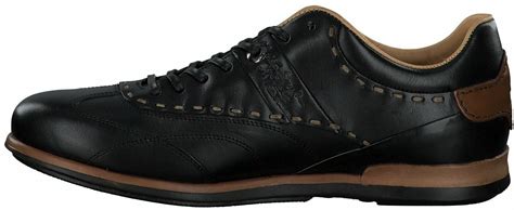 La Martina Herren Sneaker Aus Leder 244001776075 Schwarz Online Bestellen Prange