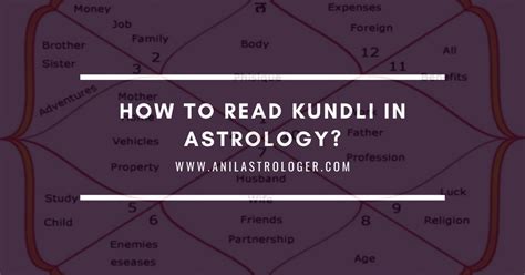 How To Read Janam Kundli Read Kundali By Anil Astrologer