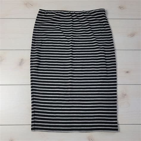 Philosophy Skirts Nwt Philosophy Black And White Striped Skirt