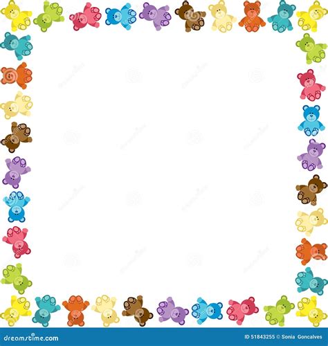 Printable Gummy Bear Border