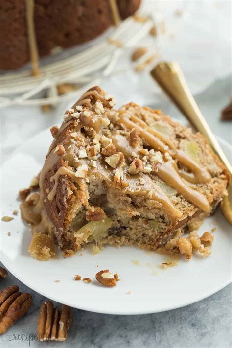 Praline Glazed Apple Bundt Cake Recipe